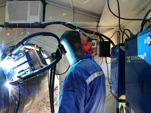 熊谷管道自動焊機應用于泰國五號線天然氣管道建設