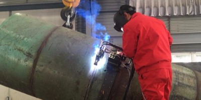 阿布扎比石油管道建設(shè)工程也使用熊谷管道全自動焊機啦