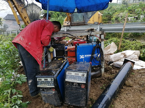 熊谷管道焊機(jī)瀘州某管線施工